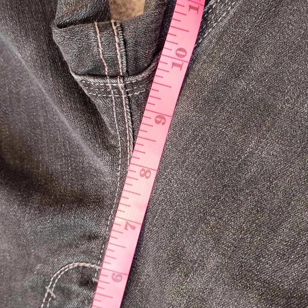 WHBM Women's Noir Slim Ankle Black Jeans Size 14 - Picture 8 of 10